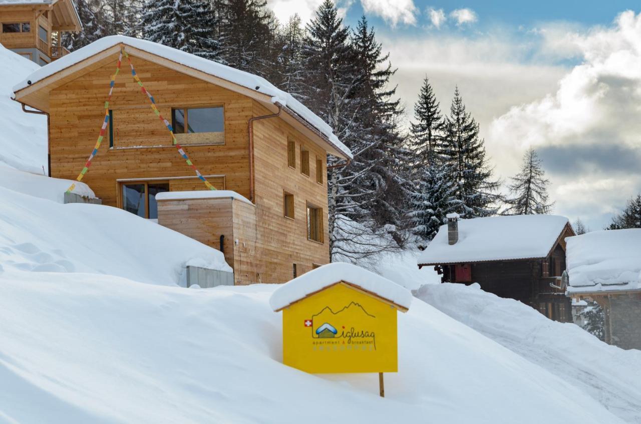 Iglusaq Lodge Veysonnaz Bagian luar foto
