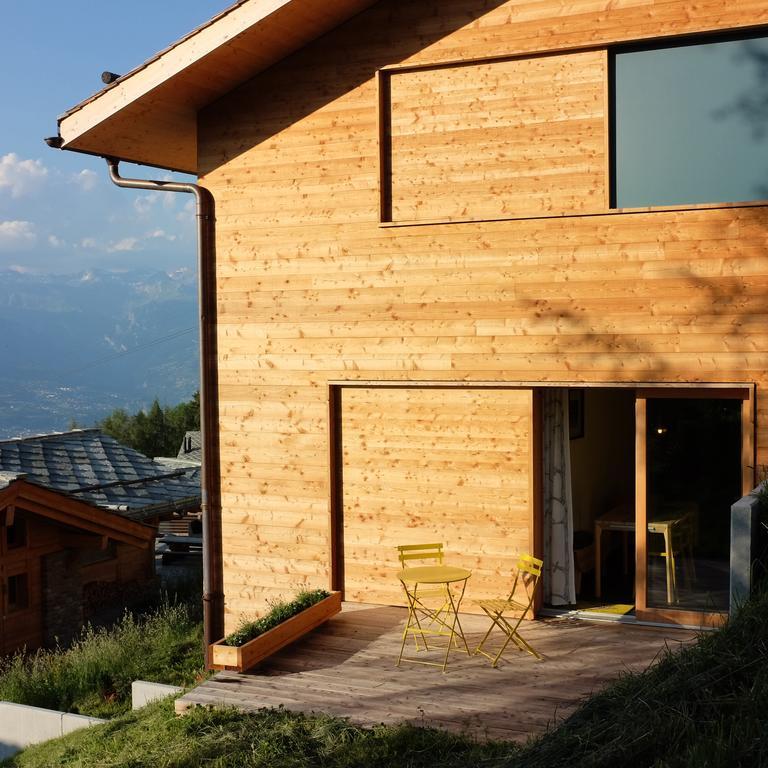 Iglusaq Lodge Veysonnaz Bagian luar foto